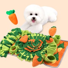 richdogs 狗狗嗅聞玩具 拔蘿蔔田地墊, 混和色