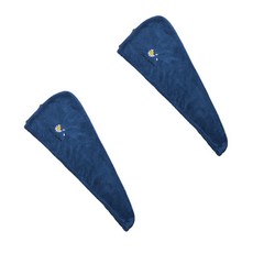 柔軟髮巾 SG33, 海軍, 2個