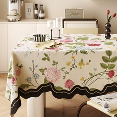 소유공간 클래식 무드 방수 식탁보, TYPE8, 1개, 60 x 60 cm