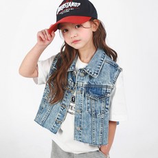 jkids 女童 Ipi 牛仔背心 J8134