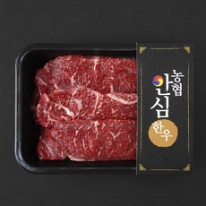 농협안심한우 한우 채끝 1등급 구이용 (냉장), 600g, 1개