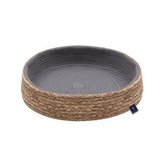 DING DONG PET 貓用柳編巢穴屋 小款, 深灰色, 1個