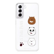 코쿼드 위베어베어스 페이스 클리어 휴대폰 케이스