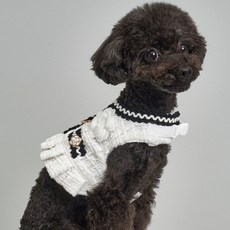 DOG-i 狗狗胸繩 山茶花胸背帶, 白色