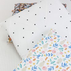 Re Life涼爽人造絲夏季坐墊套 2入, 圓點