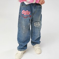 jkids 超級刺繡牛仔褲 J8391