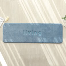 홈앤리빙 메모리폼 발매트, 블루