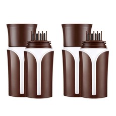 리르 새치 커버 퀵 헤어 마커 8.5g, 내추럴브라운, 2개