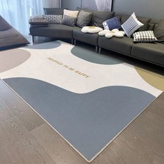 寢室安居 北歐風簡約保溫保暖 水晶絨地毯