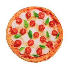 부투펫 푸드 프린팅 펫 침대 쿠션 피자, 혼합색상, 1개