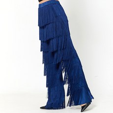 dancedome 流蘇長褲 LDP20000, 海軍藍