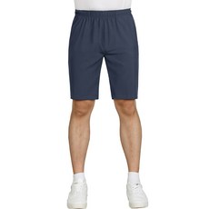 New Eagle 男士夏季五分彈性鬆緊帶長褲 NB-4499