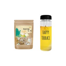 happy terrace 洋甘菊茶茶包 10包+水壺, 1組