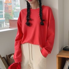 Dearlola 女性柔和色彩Oversize大學T