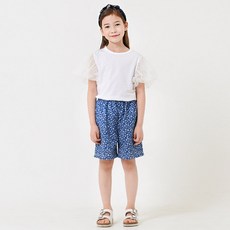 Kids Recipe 女童網紗花朵上下裝套裝