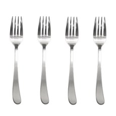 Willib 韓國製 304不鏽鋼 Gaio 兒童餐具組, 銀色, 4個