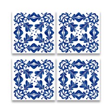 다소 미니멀 레트로 홈 카페 데코 타일 30 x 30 cm, RHC-317, 4개