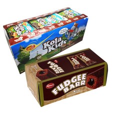 Winwin Foods Cora 兒童巧克力味 18g x 24p + Fudge Bar 巧克力味 42g x 12p 套組, 1組