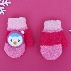 Pororo 兒童柔軟玩偶連指手套 雙手套組