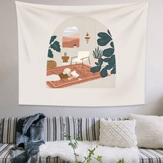 感性室內設計布藝掛布, 設計1