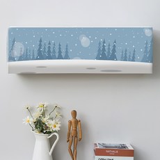 冷氣壁掛式印花防塵罩, Winter Forest