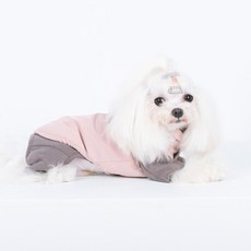 PRDP015 雙面小熊背心 秋冬狗狗刷毛衣, 粉紅色, 1個