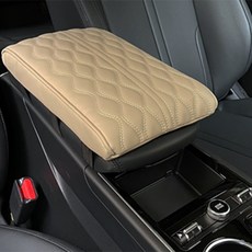 ZTOS 車用中控臺扶手墊, 米色, 1個