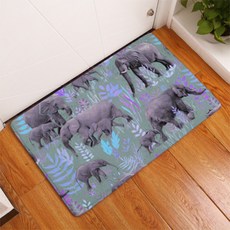 The Flow 溫暖感多種動物圖案防滑地墊, 05, 1個