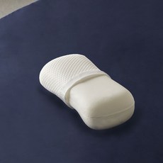 ALLERSEAL Tencel天絲花生記憶枕 低款 + 防水外枕套 + 防水內枕套 套組, 白色, 1套