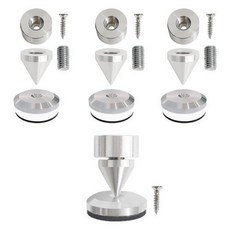 喇叭避震腳釘組, MS-SPIKE1, 銀色