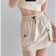 PEONIST 口袋絲滑迷你裙