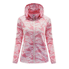 AOULS 女款印花運動防風夾克 2188