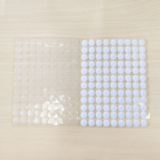 리빙홈디테일 다목적 부자재 원형 벨크로 테이프 찍찍이 10mm LHD-157, 화이트, 108개