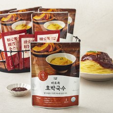 바로쏙 호박국수 300g x 6개 + 바로쏙 비빔소스 50g x 6개 세트, 1세트