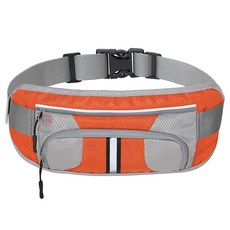 雙拉鍊腰帶型腰包 RD_1860, 橘子