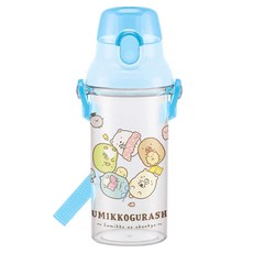 Skater 兒童直飲式透明冷水壺, 角落生物, 480ml, 1個