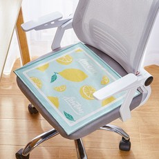 여름용 사각 사무실의자 쿠션방석