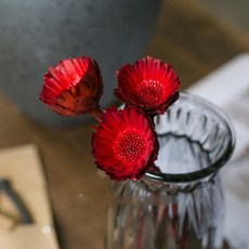 人造乾燥花, 06號 紅色, 1個