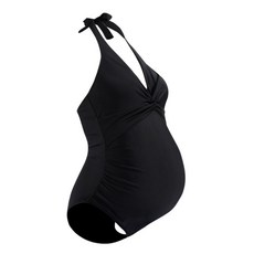 空氣黑海軍藍孕婦泳裝