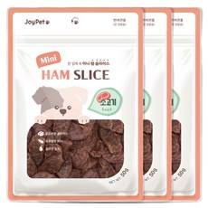 조이펫 강아지 미니 햄 슬라이스 간식, 소고기, 50g, 3개