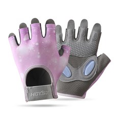 Beraca 彼拉提斯 瑜珈 健身手套 雙手組, 02 星空紫