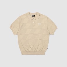 피파1904 체커 자카드 폴로