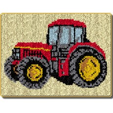 Alode 汽車地墊型 DIY 地毯繡套組 中文版 彩色印刷網格, 1套, NO 05