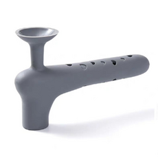 BJEZCO 防門撞矽膠門把保護套 灰色, 2個