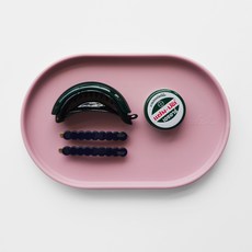 ade.l Ellipse 矽膠托盤, 煙燻粉
