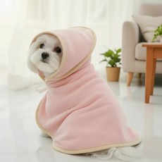 petit dog 狗狗絲絨斗篷, 粉紅色, 1個