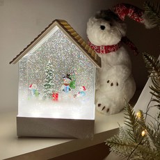 真心設計Klein雪屋聖誕音樂盒, 01 小屋雪人