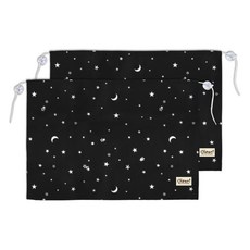 The Zari 車用遮光遮陽簾, 2入, 黑