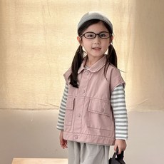 Starbean 兒童雙口袋休閒按扣外套