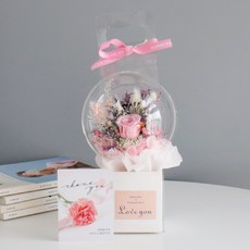 MORIANN Love You 預留支架氣球花束禮盒套餐, 粉色